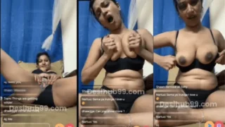 Tamil Actress Lavanya Manickam Premium Live Show | Fingering