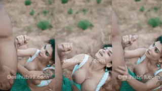 Got big boobies model nair outdoor handjob to camera guy random gift from her side video